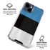 Estonia Flag Distressed iPhone 15 Clear Case